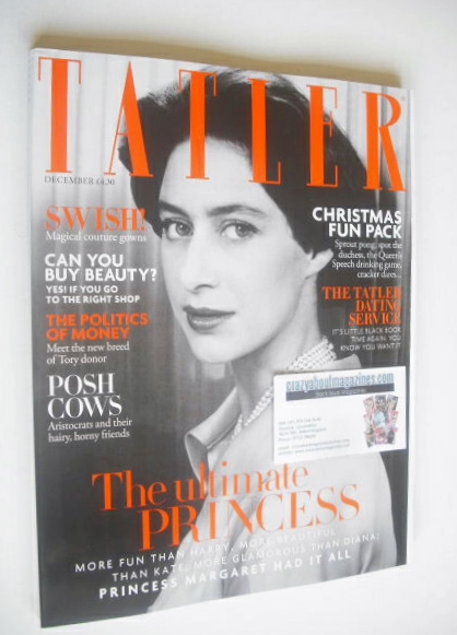 <!--2014-12-->Tatler magazine - December 2014 - Princess Margaret cover 