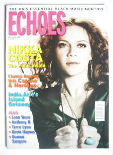 Echoes magazine - Nikka Costa cover (March 2009)