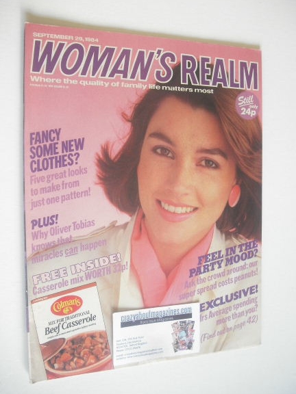 <!--1984-09-29-->Woman's Realm magazine (29 September 1984)