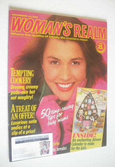 <!--1985-11-23-->Woman's Realm magazine (23 November 1985)