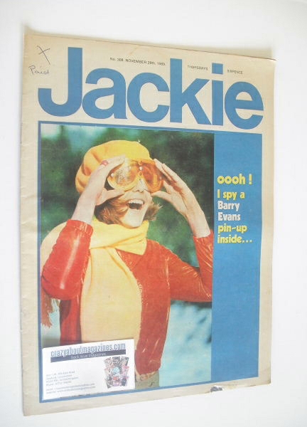 Jackie magazine - 29 November 1969 (Issue 308)