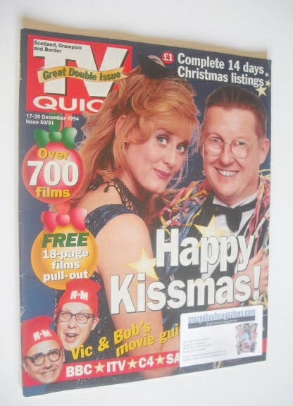 <!--1994-12-17-->TV Quick magazine - Sarah Lancashire and Kevin Kennedy cov