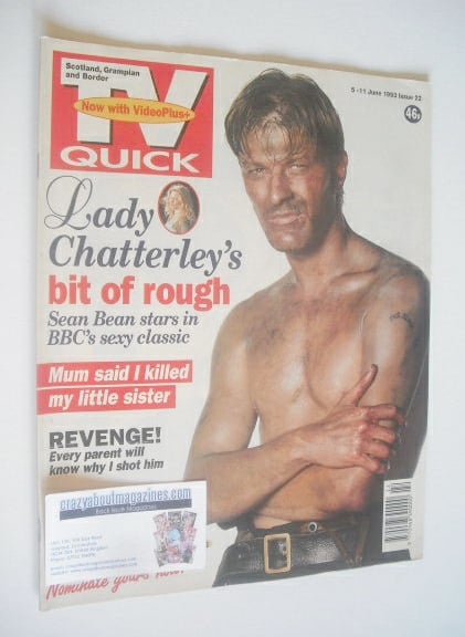 <!--1993-06-05-->TV Quick magazine - Sean Bean cover (5-11 June 1993)