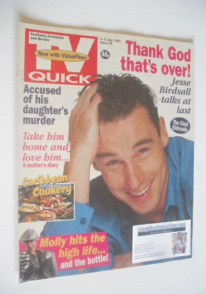 <!--1993-07-03-->TV Quick magazine - Jesse Birdsall cover (3-9 July 1993)