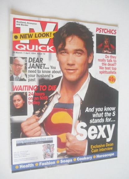 <!--1994-03-26-->TV Quick magazine - Dean Cain cover (26 March - 1 April 19