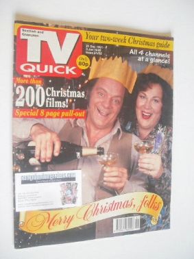<!--1991-12-21-->TV Quick magazine - David Jason and Pam Ferris cover (21 D