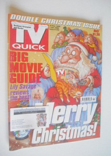 <!--1998-12-19-->TV Quick magazine - Christmas & New Year cover (19 Decembe