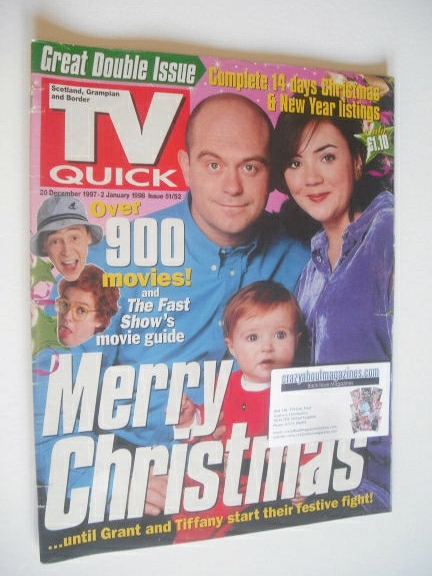 <!--1997-12-20-->TV Quick magazine - EastEnders Christmas cover (20 Decembe