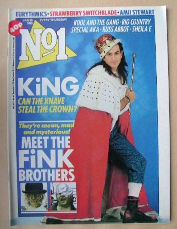 No 1 Magazine - Paul King cover (26 January 1985)