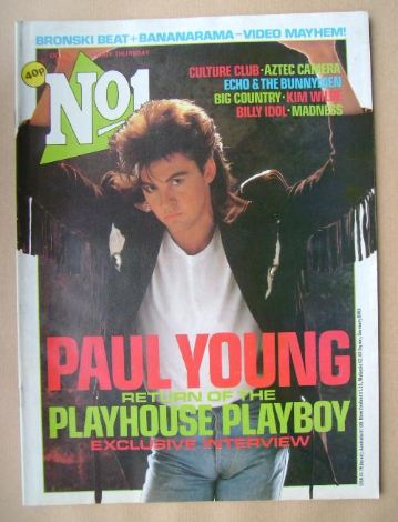 <!--1984-10-06-->No 1 Magazine - Paul Young cover (6 October 1984)