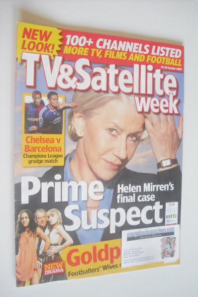 <!--2006-10-14-->TV&Satellite Week magazine - Helen Mirren cover (14-20 Oct