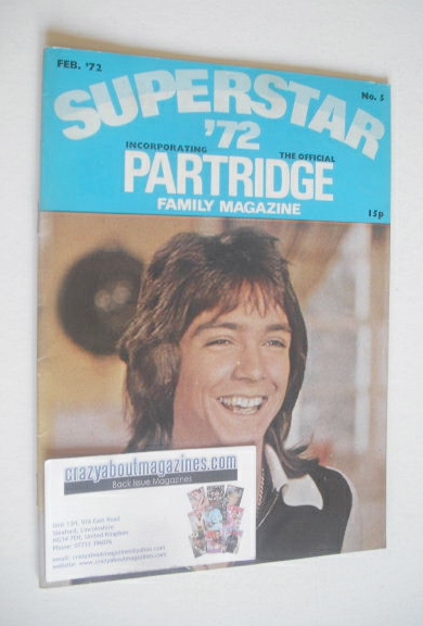 <!--1972-02-->Superstar '72 magazine (February 1972 - No. 5 - David Cassidy