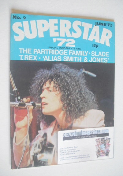 <!--1972-06-->Superstar '72 magazine (June 1972 - No. 9 - Marc Bolan cover)