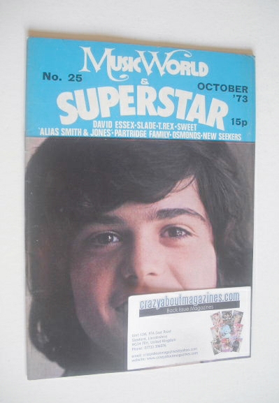 <!--1973-10-->Music World & Superstar magazine (October 1973 - No. 25 - Don