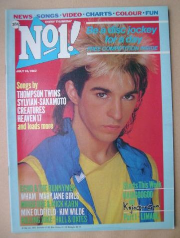<!--1983-07-16-->No 1 magazine - Limahl cover (16 July 1983)