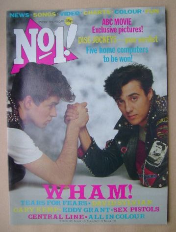 No 1 magazine - George Michael and Andrew Ridgeley cover (25 June 1983)