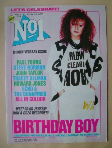 No 1 Magazine - Boy George cover (5 May 1984)