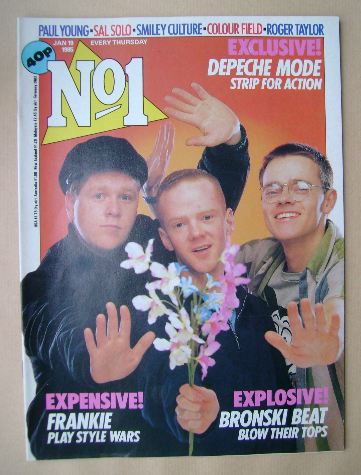 <!--1985-01-19-->No 1 Magazine - Bronski Beat cover (19 January 1985)