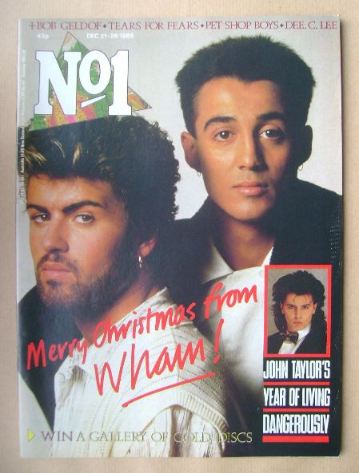 No 1 Magazine - Wham! cover (21-28 December 1985)