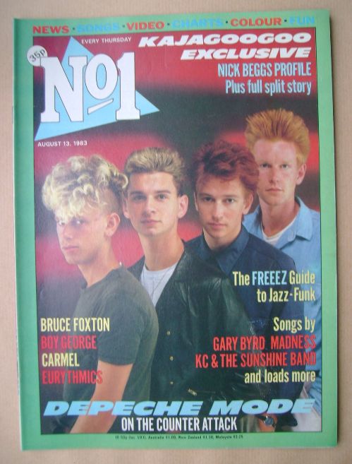 <!--1983-08-13-->No 1 magazine - Depeche Mode cover (13 August 1983)