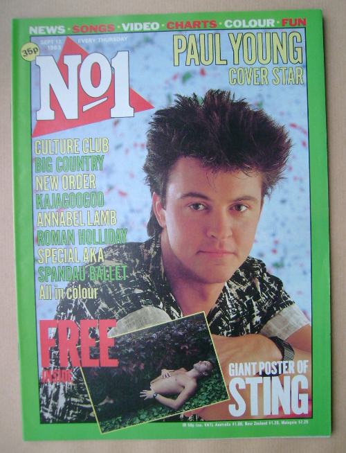 <!--1983-09-17-->No 1 magazine - Paul Young cover (17 September 1983)