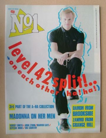 No 1 Magazine - Mark King cover (10 May 1986)