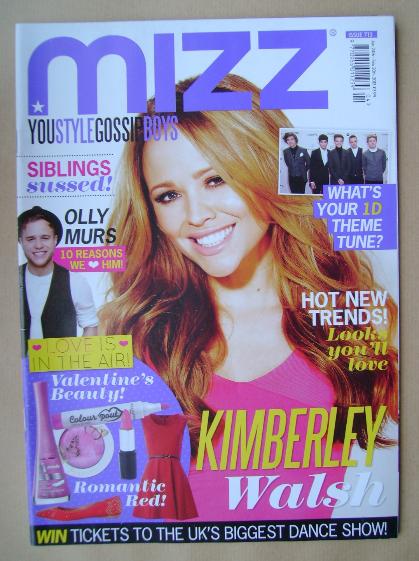 MIZZ magazine - Kimberley Walsh cover (24 January - 20 February 2013)