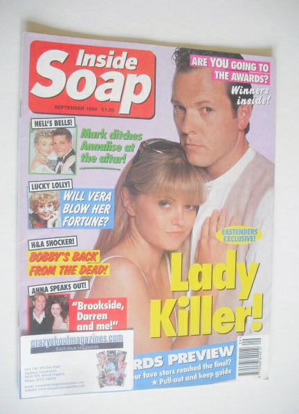 <!--1995-09-->Inside Soap magazine - Michael French and Danniella Westbrook