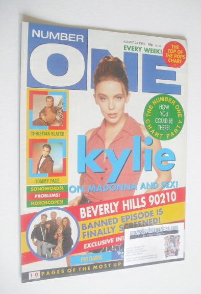NUMBER ONE Magazine - Kylie Minogue cover (24 August 1991)