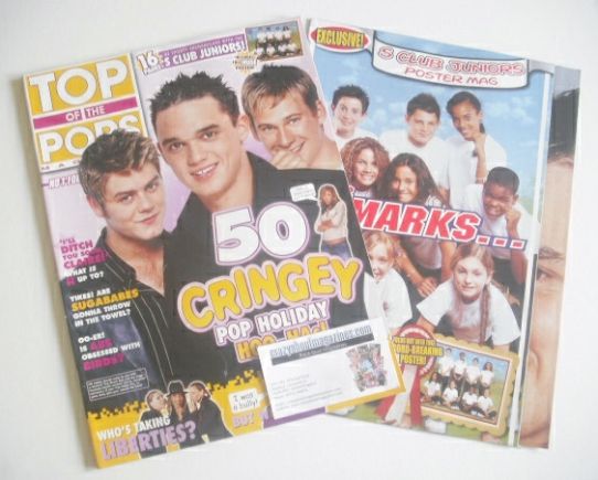 <!--2002-08-->Top Of The Pops magazine - Pop Holiday Hoo-Has cover (August 