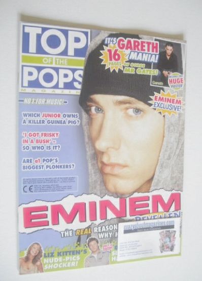 Top Of The Pops magazine - Eminem cover (September 2002)
