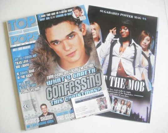 Top Of The Pops magazine - Gareth Gates cover (December 2002)
