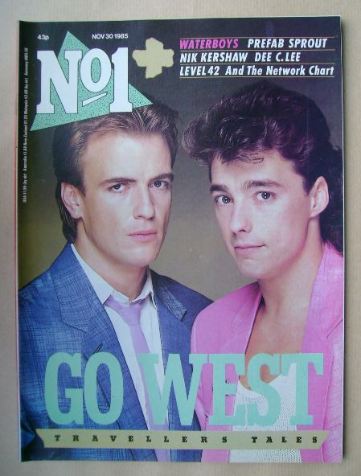 No 1 Magazine - Go West cover (30 November 1985)