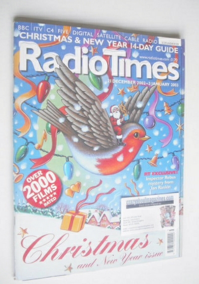 Radio Times magazine - Christmas Issue (21 December 2002 - 3 January 2003)