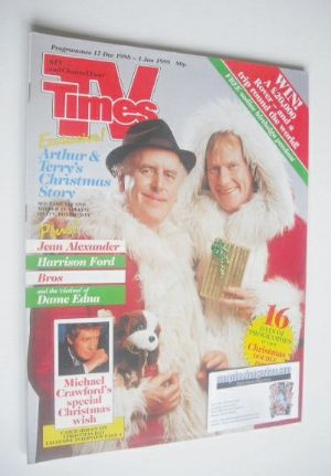 TV Times magazine - George Cole and Dennis Waterman cover (17 December 1988 - 1 January 1989)