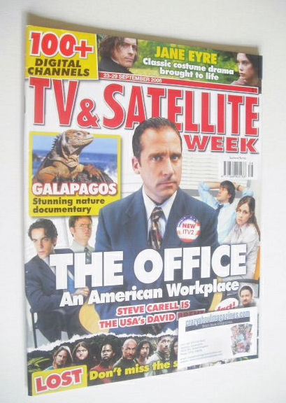 <!--2006-09-23-->TV&Satellite Week magazine - Steve Carell cover (23-29 Sep