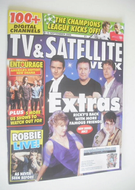 <!--2006-09-09-->TV&Satellite Week magazine - Extras cover (9-15 September 