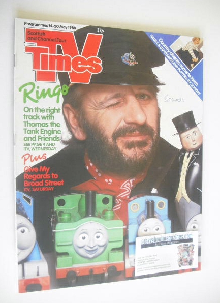 TV Times magazine - Ringo Starr cover (14-20 May 1988)