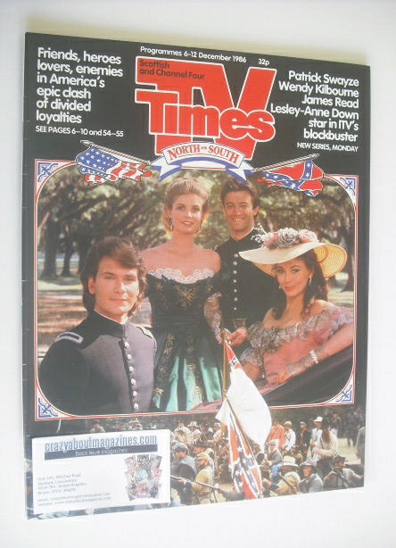 TV Times magazine - North and South cover (6-12 December 1986)