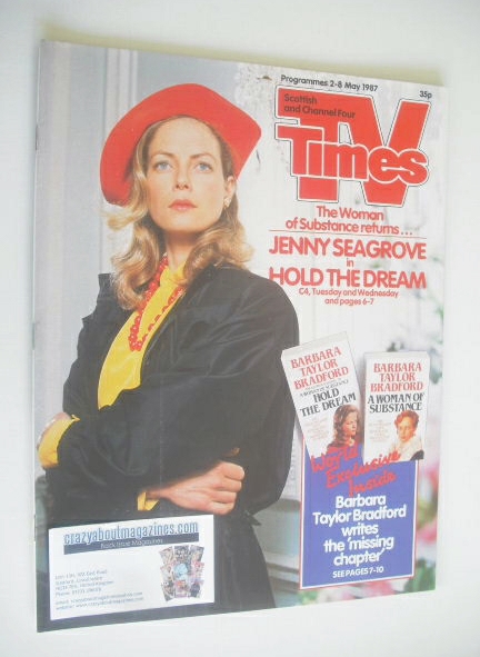 TV Times magazine - Jenny Seagrove cover (2-8 May 1987)