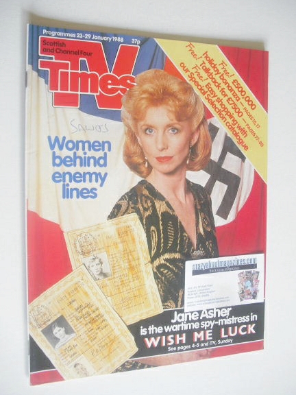 TV Times magazine - Jane Asher cover (23-29 January 1988)