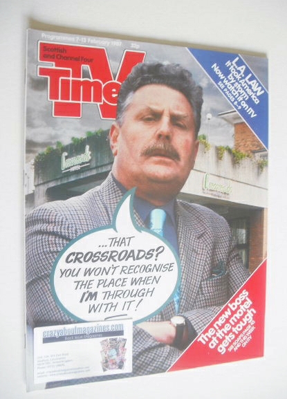 TV Times magazine - Terence Rigby cover (7-13 February 1987)