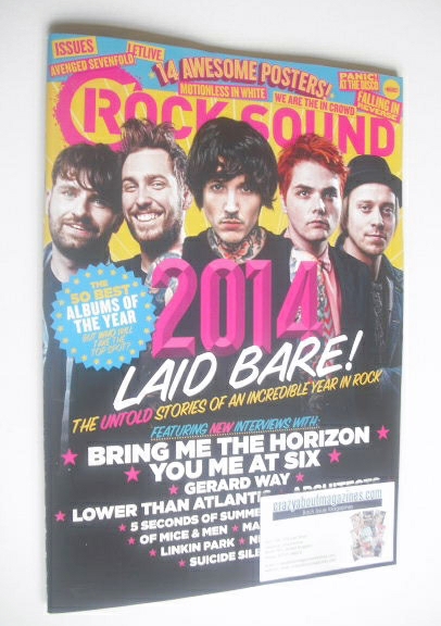 Rock Sound magazine - 2014 In Rock cover (January 2015)