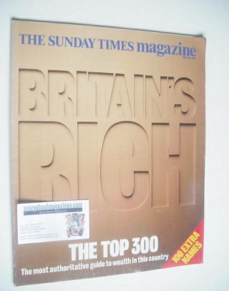 <!--1992-05-10-->The Sunday Times magazine - Britain's Rich Top 300 (10 May