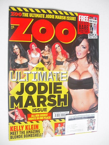 Zoo magazine - Jodie Marsh cover (21-27 November 2014)