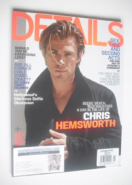 <!--2013-11-->Details magazine - November 2013 - Chris Hemsworth cover