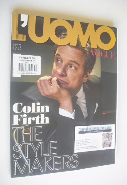 <!--2014-07-->L'Uomo Vogue magazine - July/August 2014 - Colin Firth cover