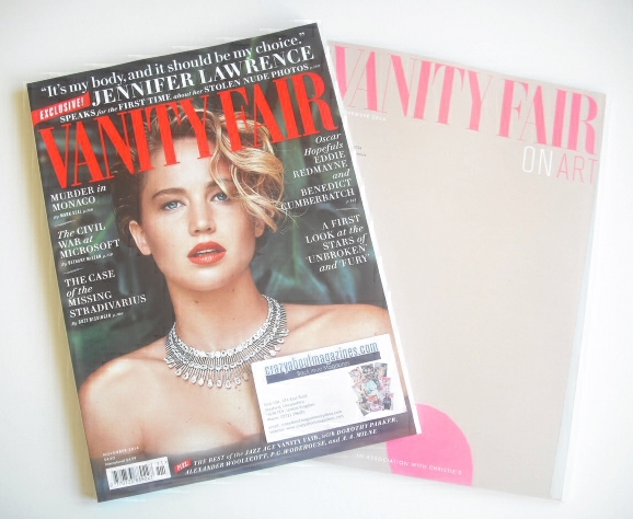 Vanity Fair magazine - Jennifer Lawrence cover (November 2014)