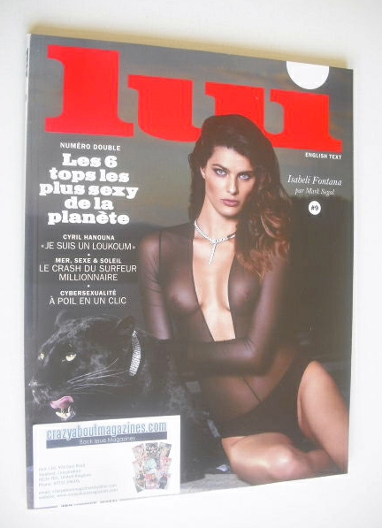 Lui magazine - Isabeli Fontana cover (July/August 2014)