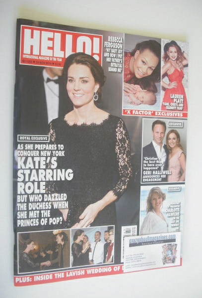 Hello! magazine - The Duchess of Cambridge cover (24 November 2014 - Issue 1355)